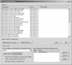 Creación de los NewsGroups