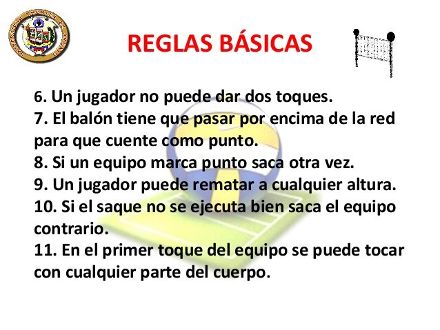 Nuevas reglas