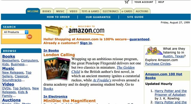 El primer paso de Amazon