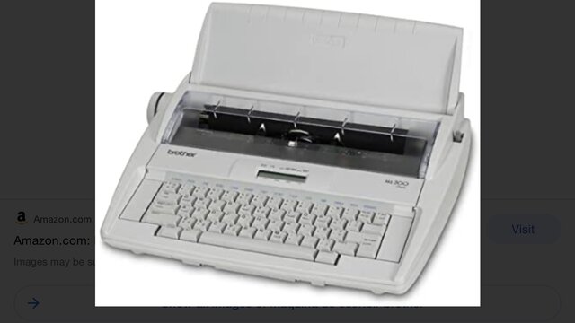 Electric typewriter