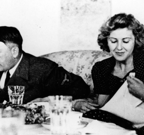 Hitler poisons his wife and kills himself
