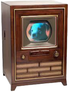 Primer televisor a color para el público