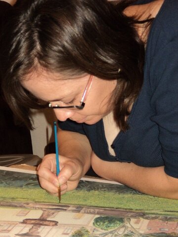 Ingreso a Centro de las artes, pintura