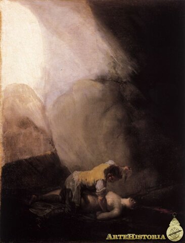 Bandido asesinando a su mujer - Goya (ESP) Colección particular