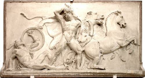 Hercules: Muerte de Diómenes - Ponzano y Gascón (ESP) Academia de bellas artes Madrid