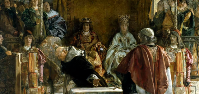 Els reis catòlics expulsaven de tots els seus regnes els jueus si no es convertien al cristianisme.