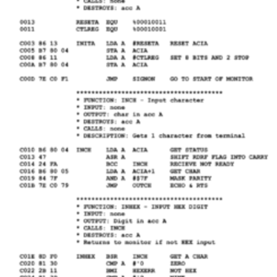Timeline: Lenguaje de bajo nivel o ensamblador