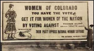 Colorado became the first American state to enact women's suffrage