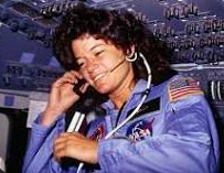 The first American woman in space