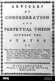 Approvazione degli Articoli di Confederazione