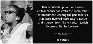 Ella Baker cofounds her first Organization; In Friendship