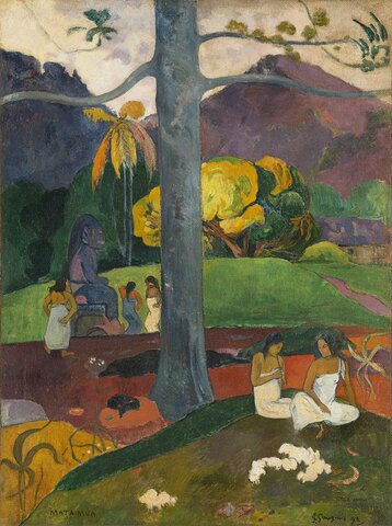 Mata Mua - Paul Gauguin (FRA) Thyssen
