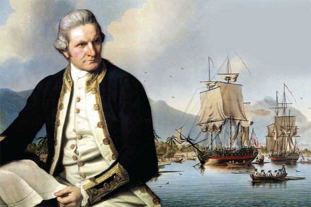 Captain Cook Discovery East Coast Of Australia
