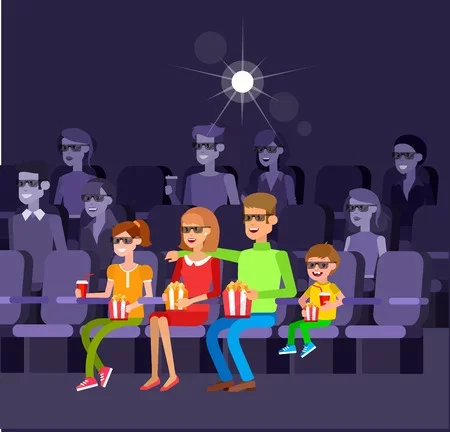 quand j'étais petit j'aimais aller au cinéma avec mes parents