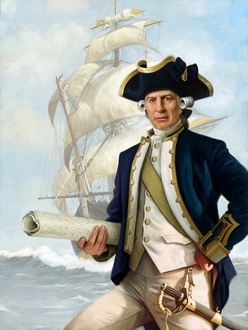 Captain Cook arrives in Australia