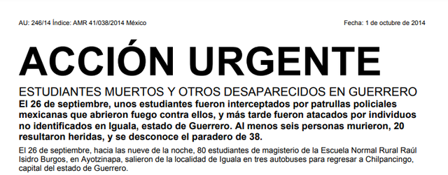 Respuesta de Organización No Gupernamental a Nivel Internacional