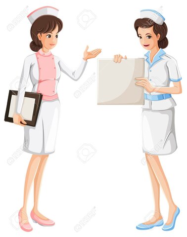 Enfermeras alemanas en el Hospital General.