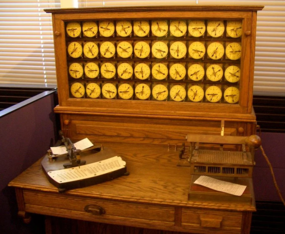 La primera máquina que puede grabar y almacenar datos