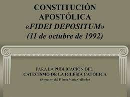 Constitución Apostólica Fidei Depositum