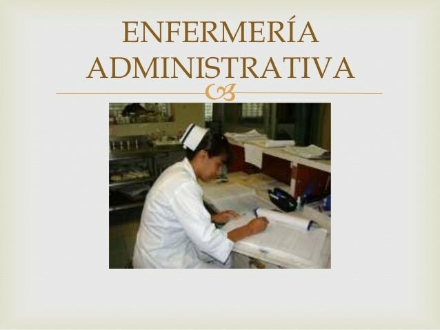 Administración para jefes de servicio.