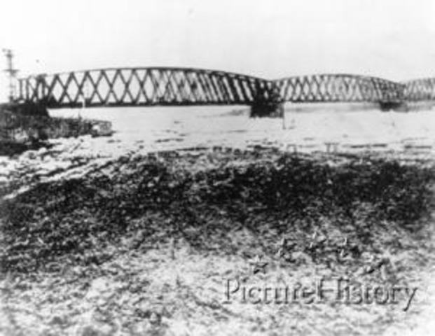 First Railroad to cross the Mississippi River