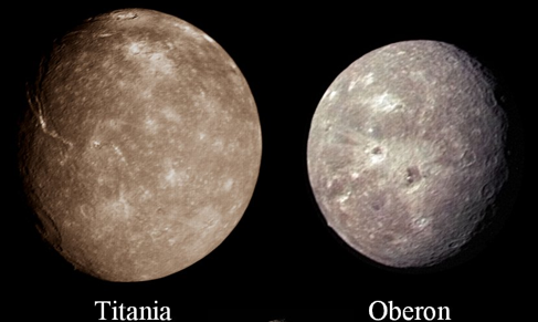 Wilhelm Herschel descubre dos lunas de Urano: Oberón y Titania.