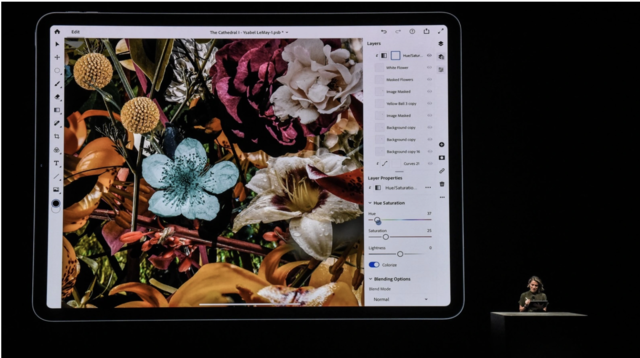 Adobe Photoshop merging art with technology