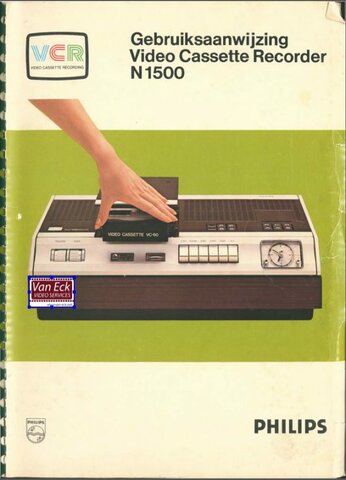 Phillips introduces the VCR