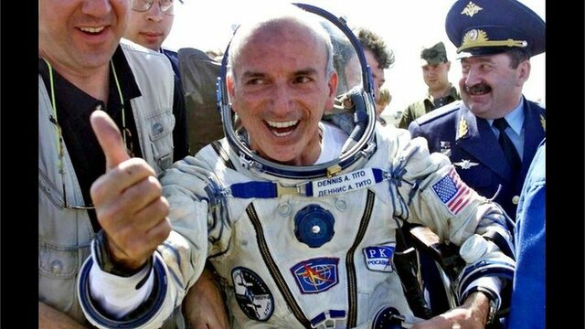 first space tourist