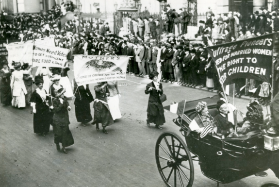 Women suffrage protest