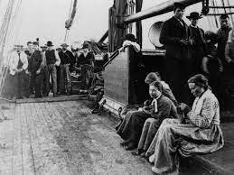 Emigration began from the villages