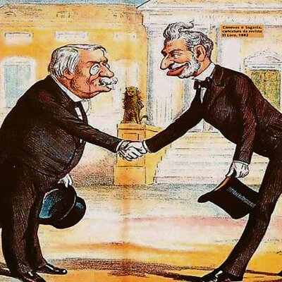 Timeline: La Restauración borbónica: implantación y afianzamiento de un nuevo sistema político (1874-1902)