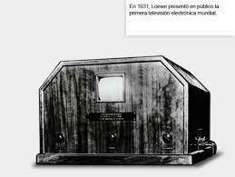 Se fabrica el primer televisor electrónico