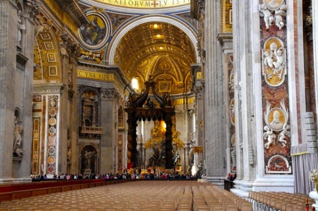 St. Peter's Basilica Began