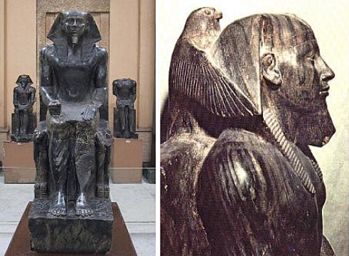 Estatua sedente de Kefrén, Museo Arqueológico