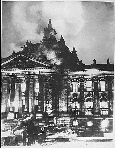 The Reichstag got on fire