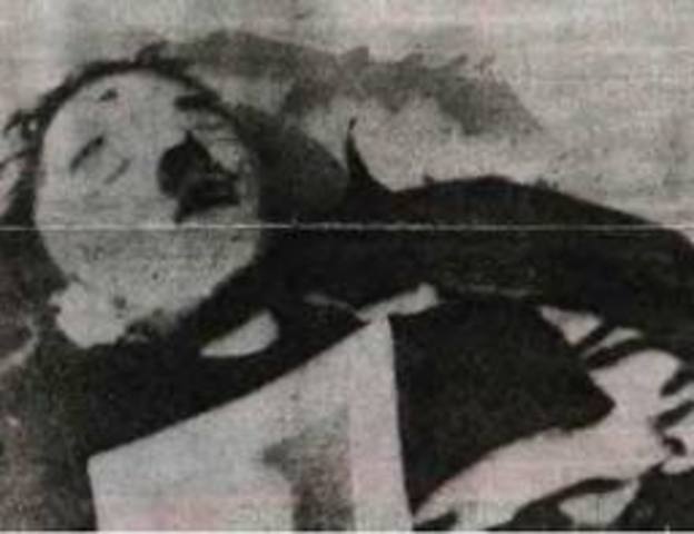 Adolf Hitler commits suicide after Germany's