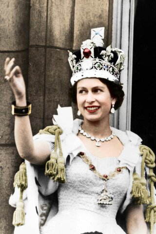 Elizabeth II succeeds her father George VI