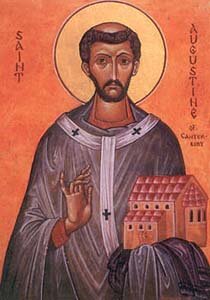 St Augustin fonde l'archevêché de Cantorbéry (Canterbury)