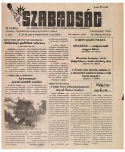 Szabadság c. lap