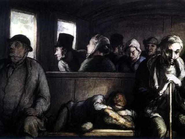 Vagón de tercera clase del pintor Honoré Daumier