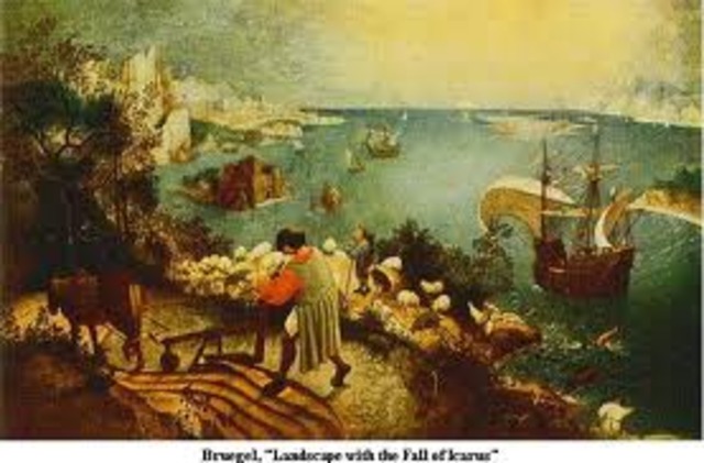 The fall of Icarus painting