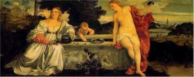 Sacred and Profane Love painting