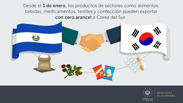 Tratado de libre comercio entre la República de Corea del Sur y las Repúblicas de Centroamérica.