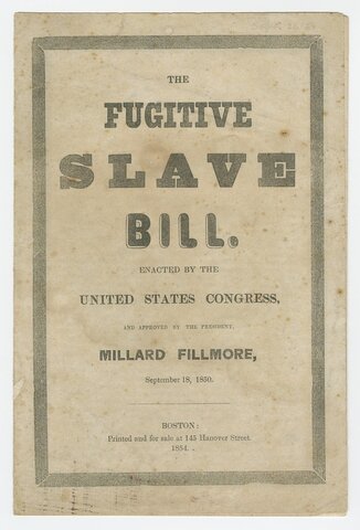 The Fugitive Slave Act of 1850