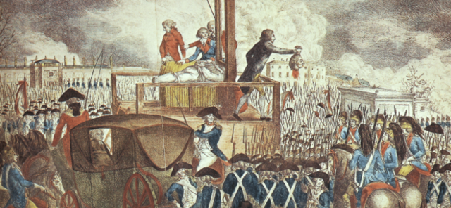 King Louis XVI is executed