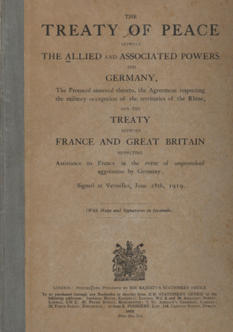 The Treaty of Versailles Signed