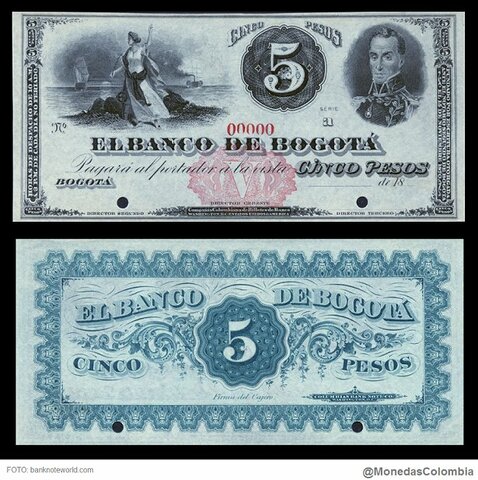 Primer banco de Colombia: Banco de Bogota