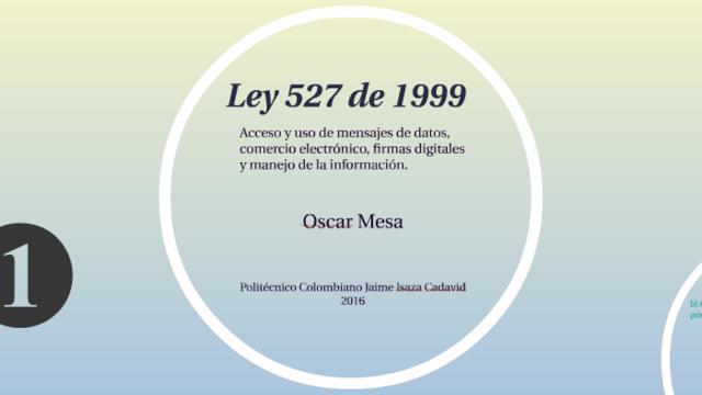 LEY 527 DE 1999