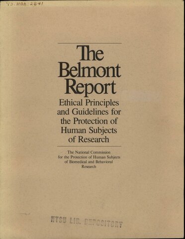 Publicación del The Belmont Report